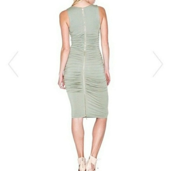 marciano ruched dress